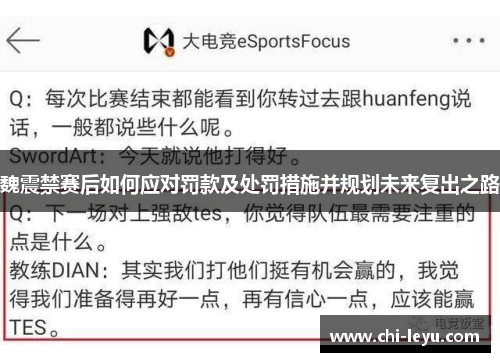 魏震禁赛后如何应对罚款及处罚措施并规划未来复出之路